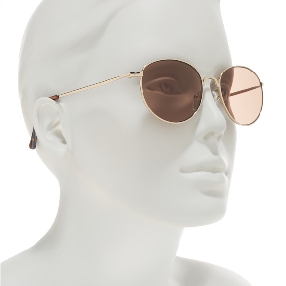 Joe's Jeans Accessories - Joe’s Jeans Gold Frame Round Sunglasses